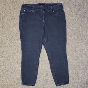 Torrid Dark Blue Ankle Jeans